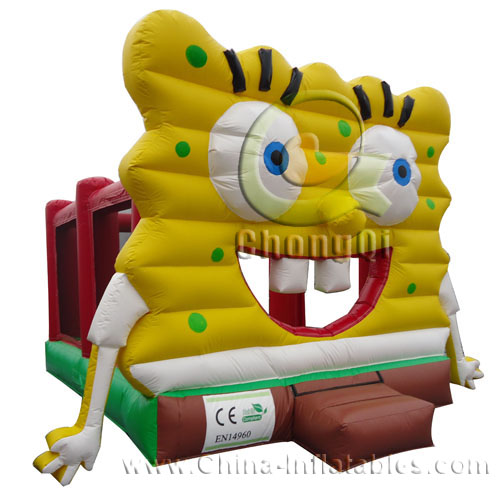 spongebob inflatable bounce